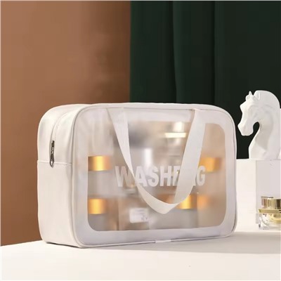 Kristaller Косметичка Washbag rectangular big, белый