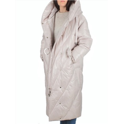 22-203 BEIGE Пальто зимнее женское (200 гр. тинсулейт)