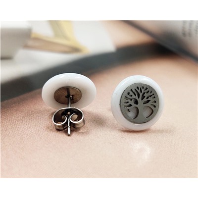 Серьги с керамикой