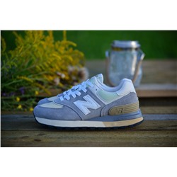 New Balance 574 из натуральной замши и кожи