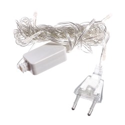 Гирлянда новогодняя своими руками «Многогранник», 10 ламп, 1 режим, белый свет, 220 В