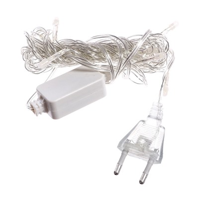 Гирлянда новогодняя своими руками «Многогранник», 10 ламп, 1 режим, белый свет, 220 В