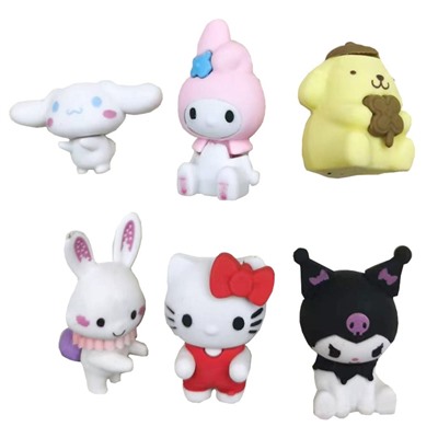 Ластик угадай кто внутри "Куроми, Хеллоу Китти и друзья", ш/б 32 шт.