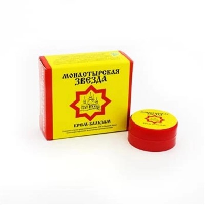 Крем- бальзам Монастырская звезда, пластик, 5 мл, "Архыз"