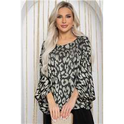 Блуза Шармель (черно-золотая) Б12218-16