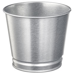 BINTJE, Übertopf, verzinkt,, 9 cm
