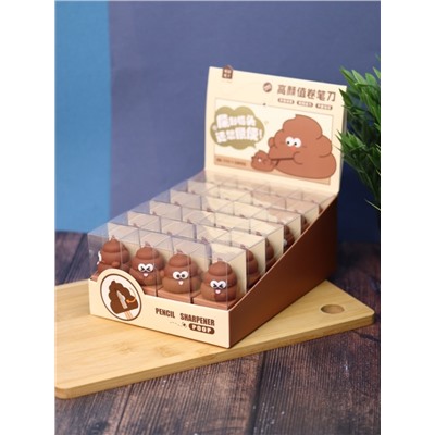 Точилка для карандашей "Poop", шоу-бокс 24 шт.