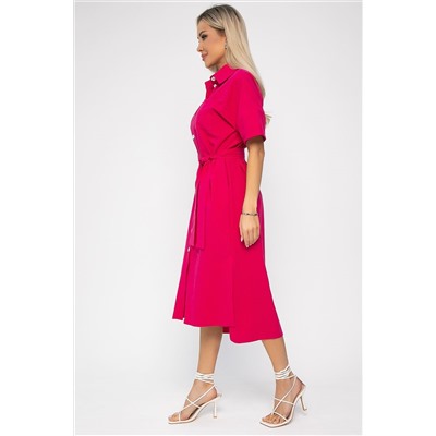 Платье Фруктовый коктейль (фуксия) П13589-18М