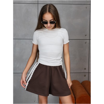 Шорты "Крош" Шоколад Девочка