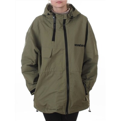 3103 GREEN Куртка демисезонная женская (100 гр. холлофайбер)