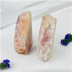 Радуга Самоцветов Держатель для книг из Розового кварца (Мадагаскар)