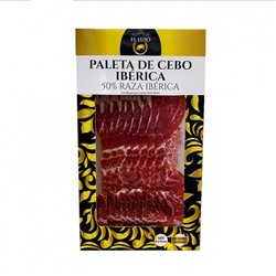 Paleta ibérica de cebo 50 % raza ibérica sin gluten y sin lactosa 3 sobres de 75 g