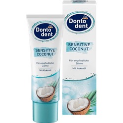 Dontodent Zahnpasta Sensitive Coconut Зубная паста с кокосом для чувствительных зубов, 75 мл