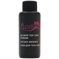 Верхнее покрытие Lorilac Professional XXL No Wipe Top Coat Strong без липкого слоя 50 ml