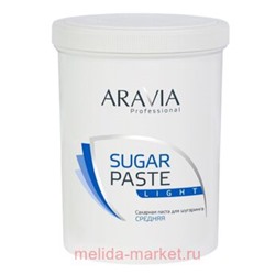 ARAVIA Professional Сахарная паста для шугаринга Легкая средней консистенции 1500 гр арт 1055