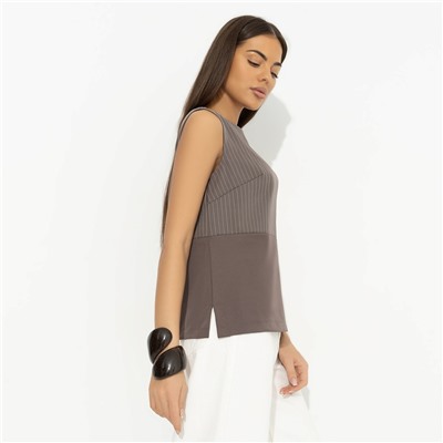 Блуза свободной посадки, Кейт Мосс отдыхает (brown)