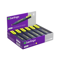 Текстовыделитель Berlingo "Textline HL500" желтый, 1-5мм