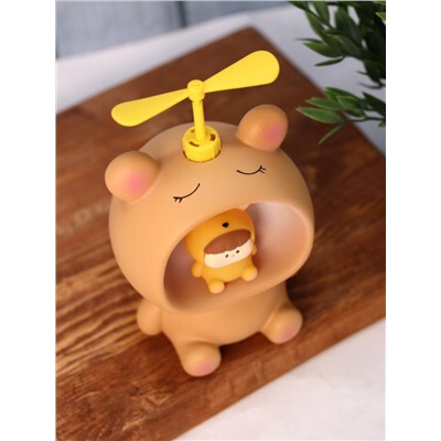 Kопилка - ночник «Baby bear fan», brown