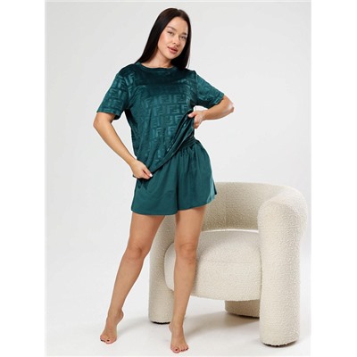 Костюм Феличита жаккард изумруд ИвК