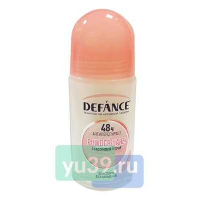 Дезодорант-антиперспирант DEFANCE Powder Care для женщин, шариковый, 50 мл