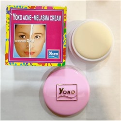 Концентрированный крем для лица против акне и пигментации с коэнзимом Q10 YOKO, 4 гр. Таиланд