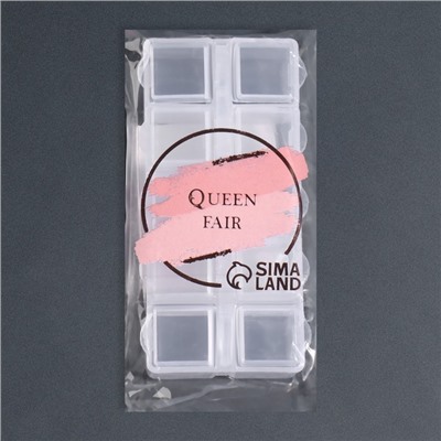 Органайзер для хранения мелочей, 10 ячеек, 8.7×4.3×2 см, прозрачный