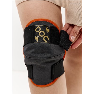 Наколенник фиксирующий согревающий из верблюжьей шерсти с медной нитью