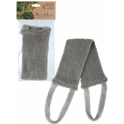 Мочалка "Длинная", лён, 45х9см