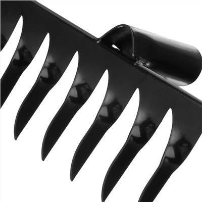 Грабли стальные, 300 мм, 12 витых зубьев, без черенка, Сибртех