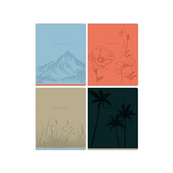 Тетрадь 48л., А5, клетка BG "Monocolor. Serenity", выб. лак