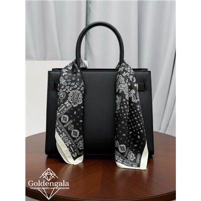 Косынка шелковая с принтом Арт 25183/006