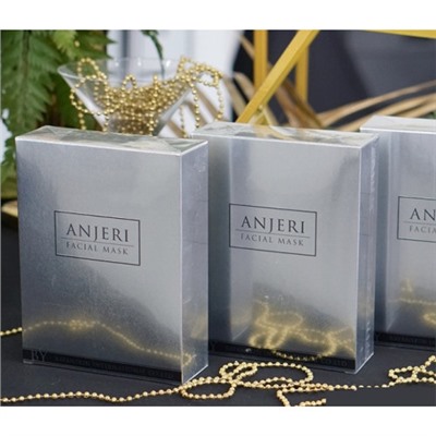 Омолаживающая тканевая маска Anjeri Silver (серебро) 1 или 10 шт