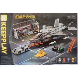 Конструктор 23019 J-35 Stealth Carrier-based Aircraft 1877 дет
