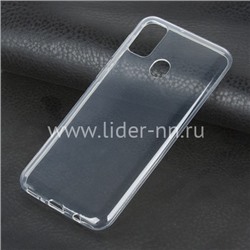 Задняя панель для Samsung Galaxy  M21/M30S Силикон  прозрачная (пакет)