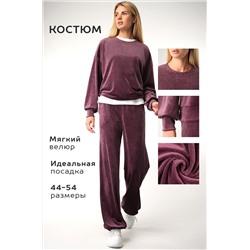 Женский велюровый костюм Happyfox