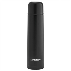Термос WEBBER SS-1000Р/1 ЧЕРНЫЙ узкое горло 1,0л кнопка (24) оптом