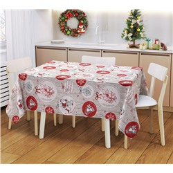 Скатерть рогожка Рождество 1 Текс-Дизайн