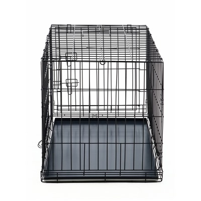 Клетка для собак №4 с поддоном, складная, 94 х 64 х 72 см