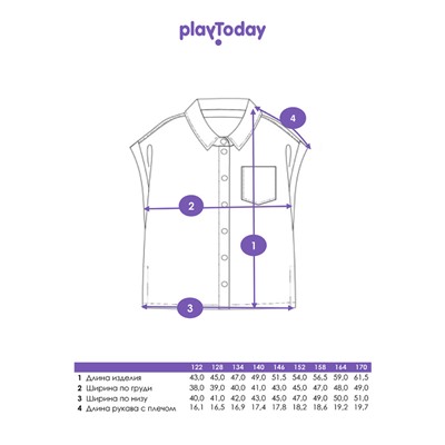 Блузка для девочки