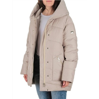 22359 BEIGE Куртка зимняя женская (200 гр. холлофайбера)
