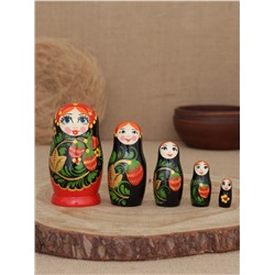 Матрешка "Земляничка" 5 кукольная