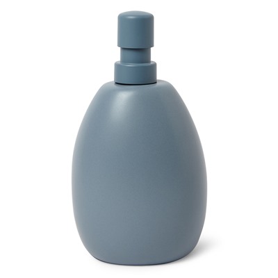 Диспенсер для мыла с подставкой для губки Joey, 590 мл, серо-голубой