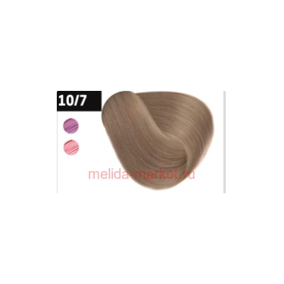 OLLIN SILK TOUCH 10/7 светлый блондин коричневый 60мл Безаммиачный стойкий краситель для волос
