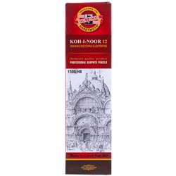 Карандаш ч/г Koh-I-Noor "1500" HB, заточен.