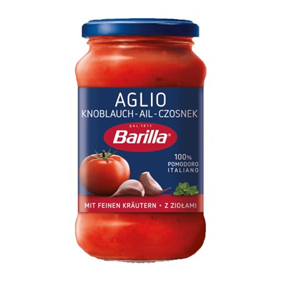 Соус С ЧЕСНОКОМ И ТРАВАМИ BARILLA 400гр 1/6