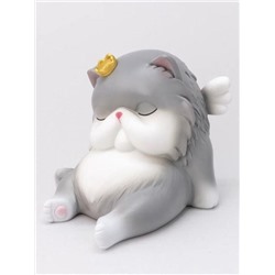 Копилка "King cat", grey (14 см), пластик