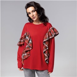 Лонгслив дизайнерский, Гардеробная магия (красный)