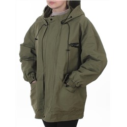 3096 GREEN Куртка демисезонная женская (100 гр. холлофайбер)