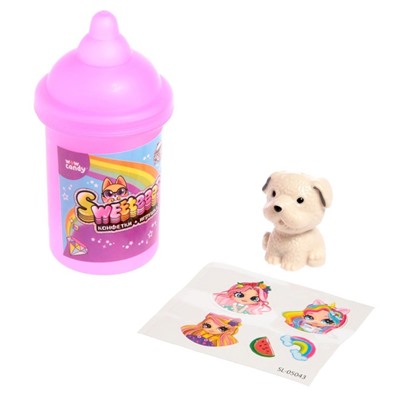 Набор Sweeteees, игрушка в красивой баночке, МИКС, уценка (нет конфет)