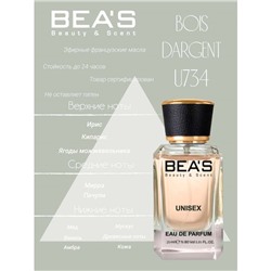 Beas U734 Christian Dior Bois Dargent Unisex edp 25 ml, Парфюм унисекс Beas U734 создан по мотивам аромата Christian Dior Bois Dargent